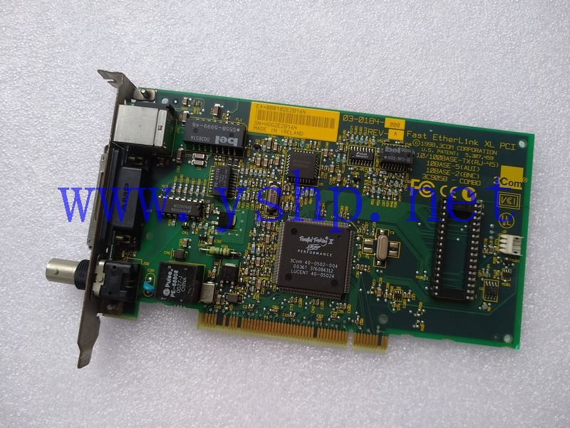 上海源深科技 3COM network card  Fast EtherLink XL PCI 3C905B-COMBO 高清图片