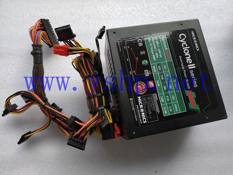 上海源深科技 MICRONICS CYCLONE II 600W  Power Supply   高清图片