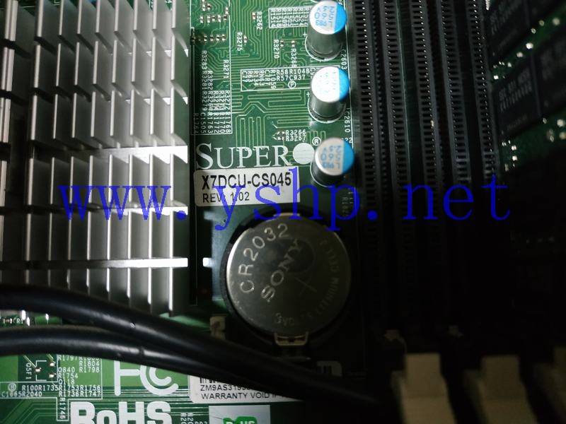 上海源深科技 mainboard SUPER X7DCU-CS045 REV 1.02 高清图片