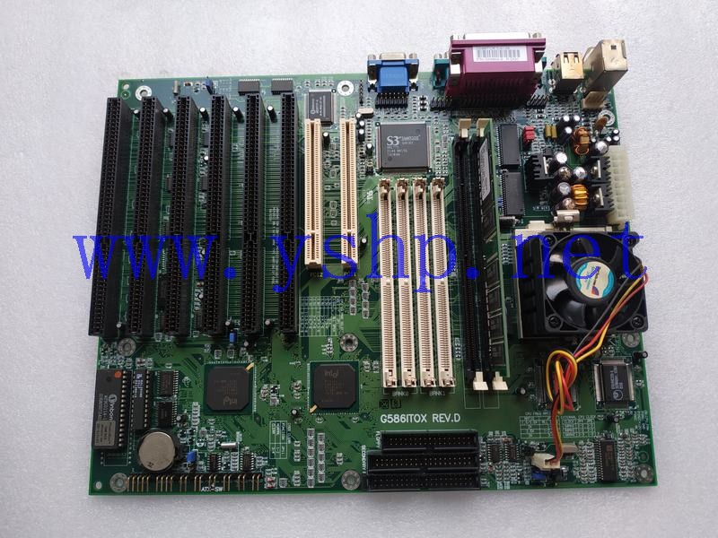 上海源深科技 mainboard G586ITOX REV.D G58604-0 R.DG0 G586ITOX C/512K 高清图片