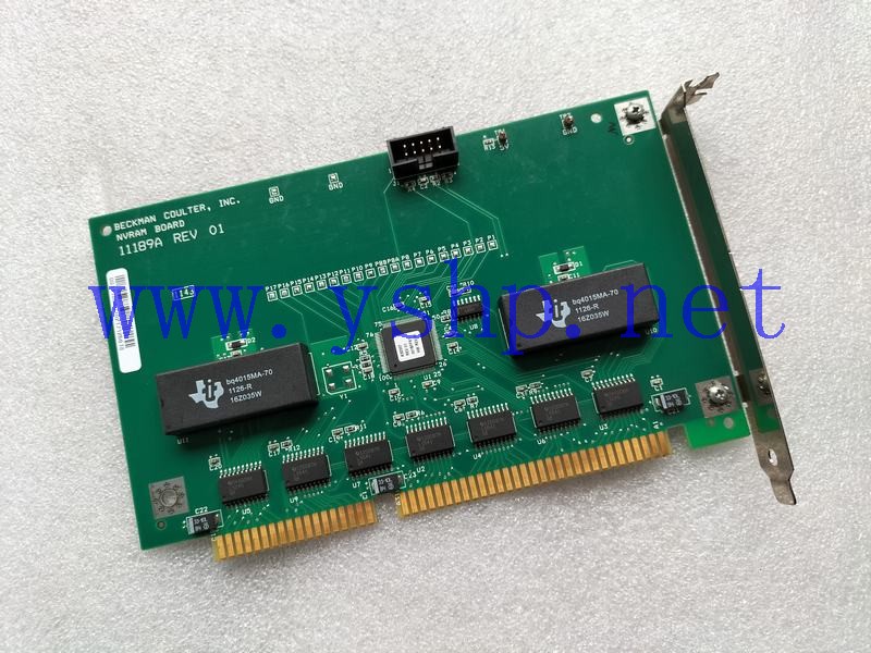 上海源深科技 Industrial Board BECKMAN COULTER NVRAM BOARD 11189A REV 01 高清图片