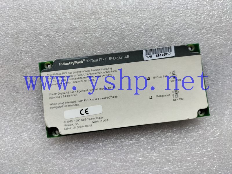 上海源深科技 IndustryPack IP-Dual PI/T IP-Digital 48 3007410341 98114C 高清图片