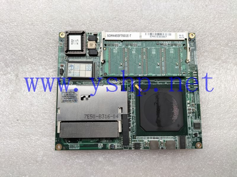 上海源深科技  Advantech mainboard  SOM-4455 REV.A1 19C6445502 SOM4455F7001E-T 高清图片