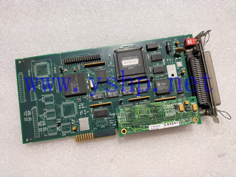 上海源深科技 Industrial Board ACCOM WSD MULTI-I/O CARD WD24 301224-01 REV.B 高清图片