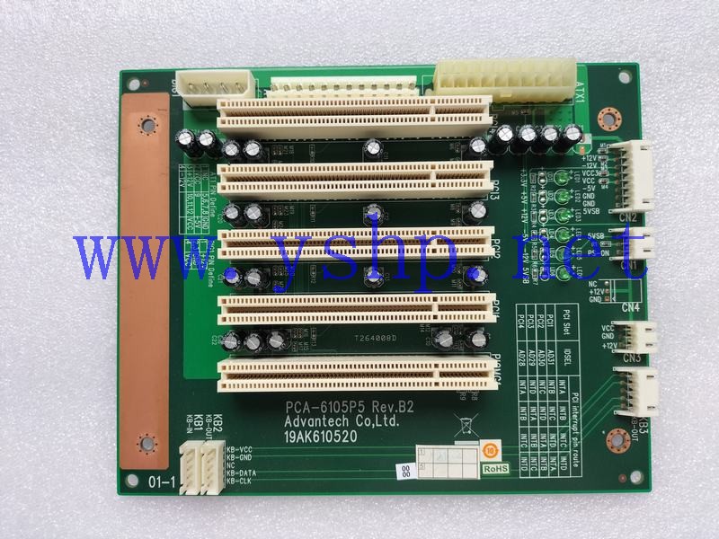 上海源深科技 Advantech backplane  PCA-6105P5 REV.B2 19AK610520 高清图片