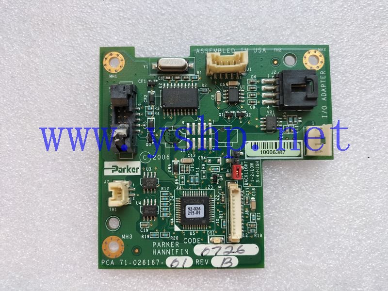 上海源深科技 Industrial Board PARKER HANNIFIN HP I/O ADAPTER 71-026167-01 REV.B 高清图片