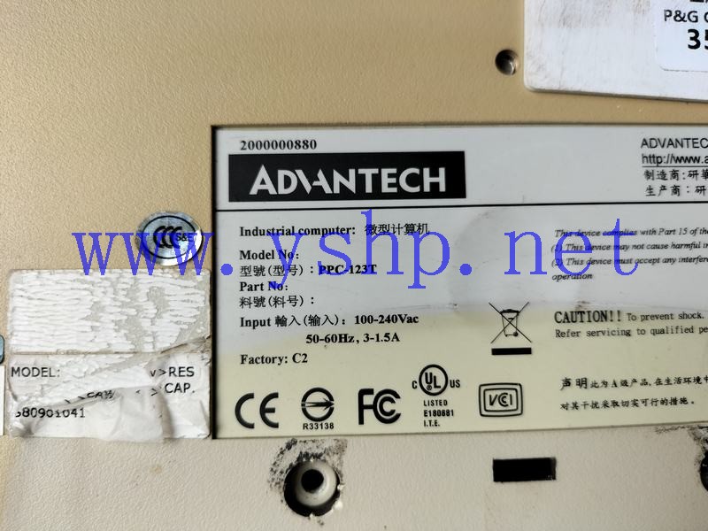 上海源深科技 Advantech Computer   PPC-123T 高清图片