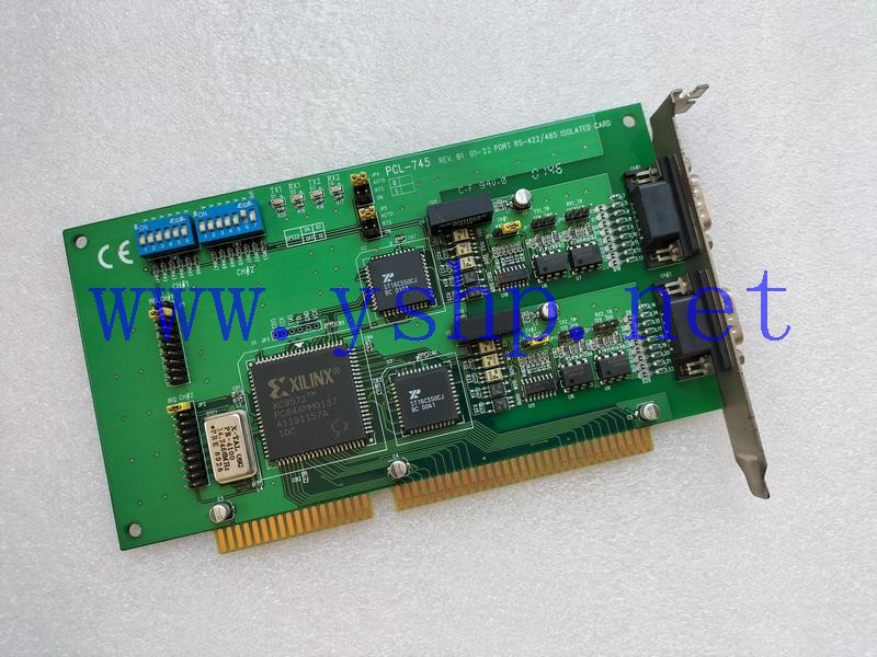 上海源深科技 Industrial Board PCL-745 REV.B1 PORT RS422 RS 485 ISOLATED CARD 高清图片