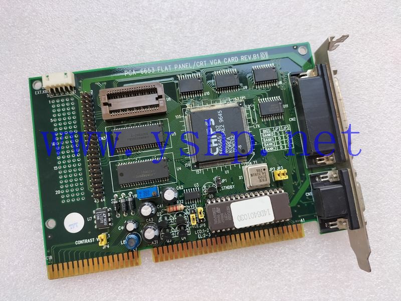 上海源深科技 Industrial Board PCA-6653 FLAT PANEL CRT VGA CARD REV.B1 1902665361 高清图片