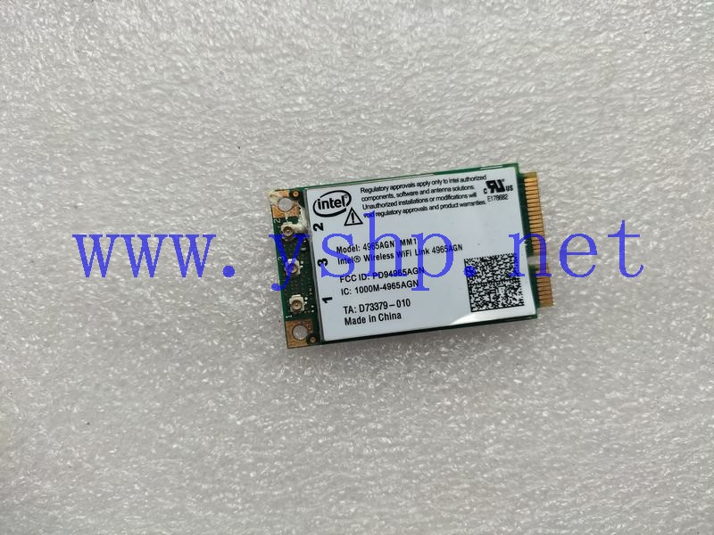 上海源深科技 INTEL Wireless network card WIRELESS WIFI LINK 4965AGN 高清图片