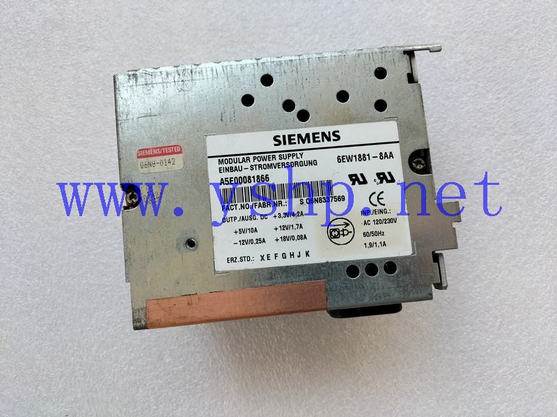 上海源深科技  Siemens  Power Supply   A5E00081866 6EW1881-8AA 高清图片