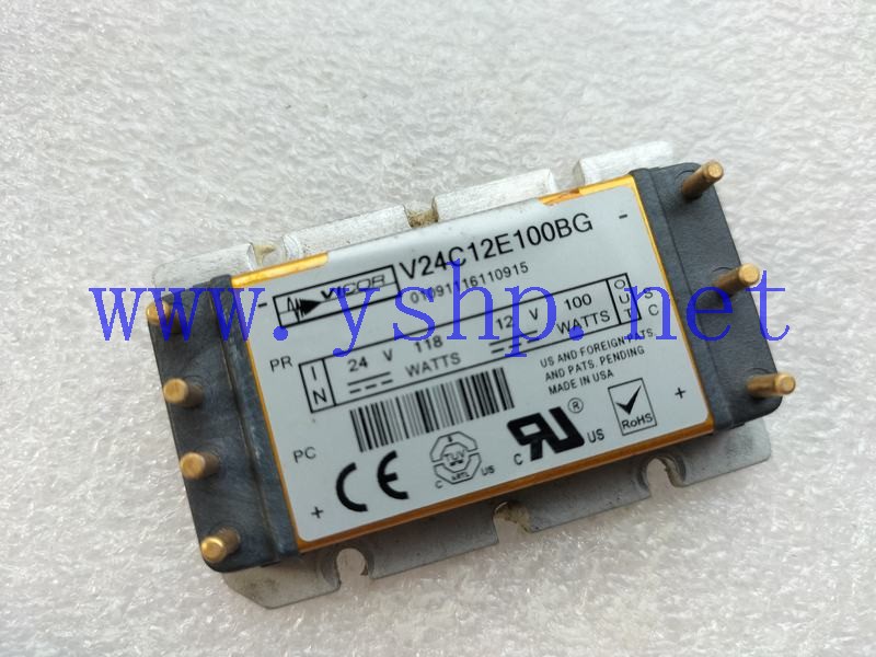 上海源深科技 VICOR V24C12E100BG DC/DC CONVERTER 12V 100W 高清图片