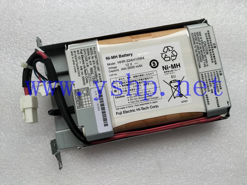 上海源深科技 FUJI BATTERY UNIT SP2-043888-001 HHR-33AH10W4 高清图片