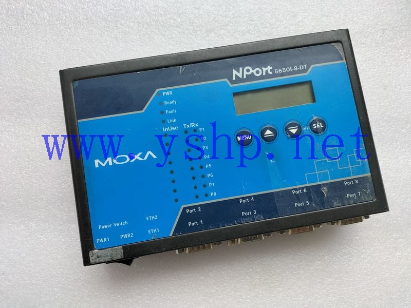 上海源深科技 MOXA NPORT 5650I-8-DT 8口串口 Server 高清图片