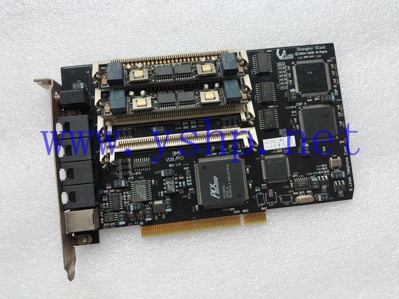 上海源深科技 Industrial Equipment Industrial computer语音卡 V08/PCI REV 1.71 2-TRK 高清图片