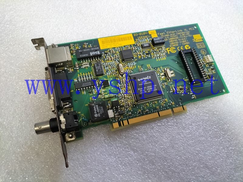 上海源深科技 Industrial network Card 3COM FAST ETHERLINK XL PCI 03-0184-000 REV.A 3C905B-COMBO 高清图片