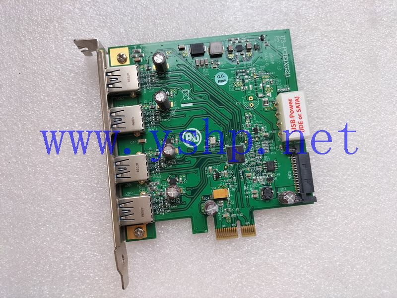 上海源深科技 Industrial Board PCI-E USB3.0扩展卡 U3-PCIE1XG211 REV 1.1 高清图片