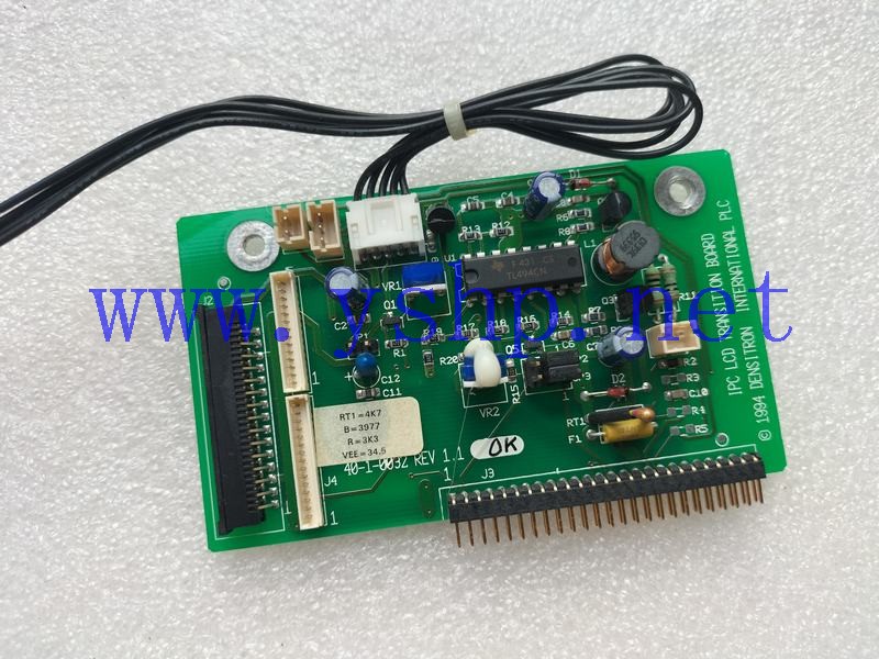 上海源深科技 Industrial Board IPC LCD TRANSITION BOARD 40-1-0032 REV 1.1 高清图片