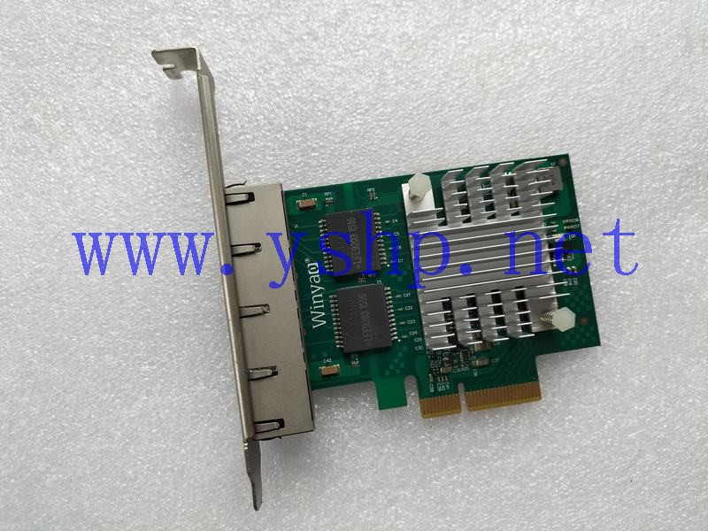 上海源深科技 WINYAO WYI350T4 PCI-E four port Gigabit  network card  高清图片