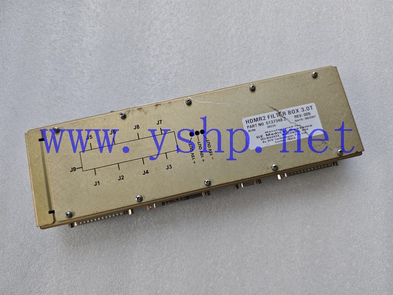 上海源深科技 Industrial Board GE HDMR2 FILTER BOX 3.0T 5137348-2 高清图片